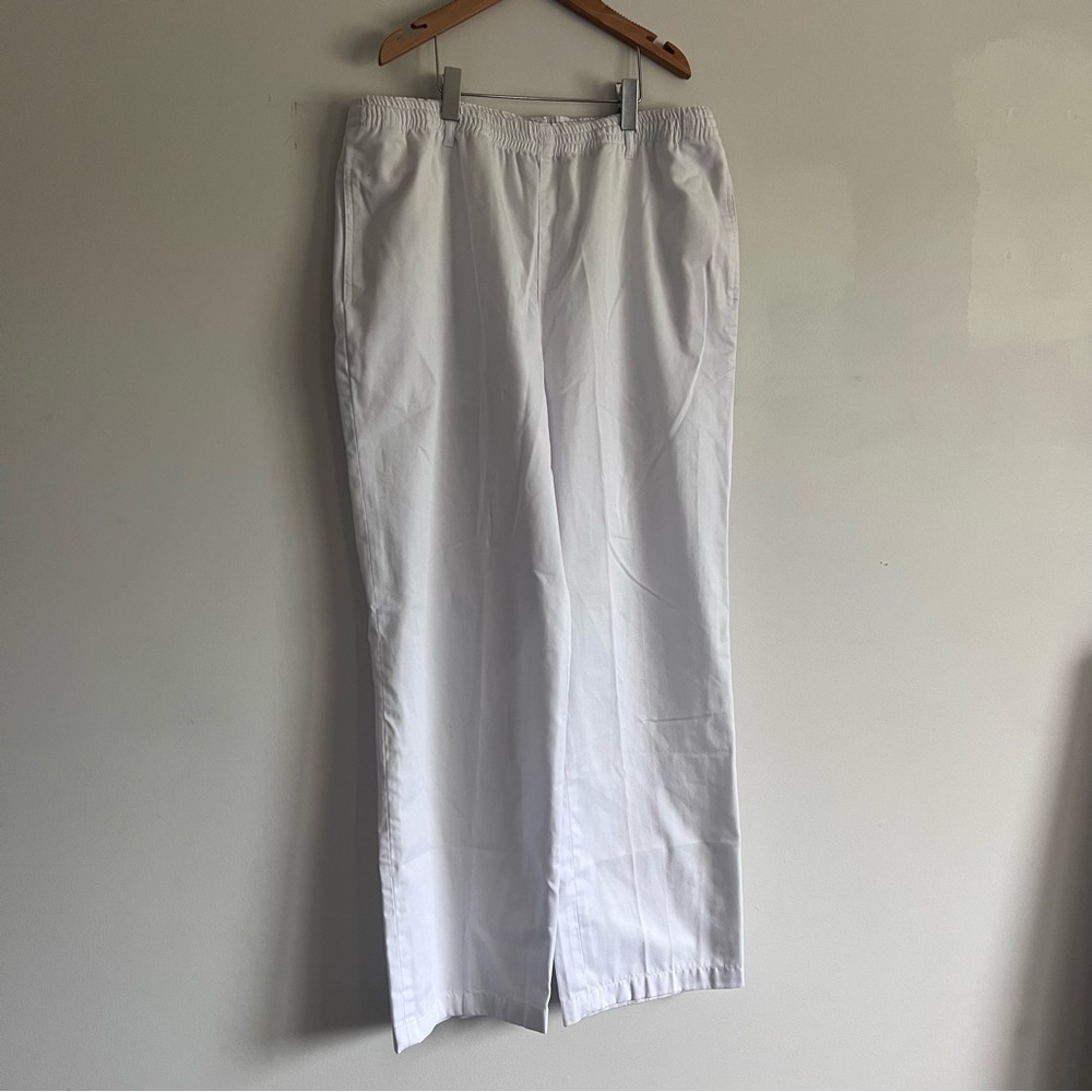 Vintage Tabi White Women's Petite Trousers